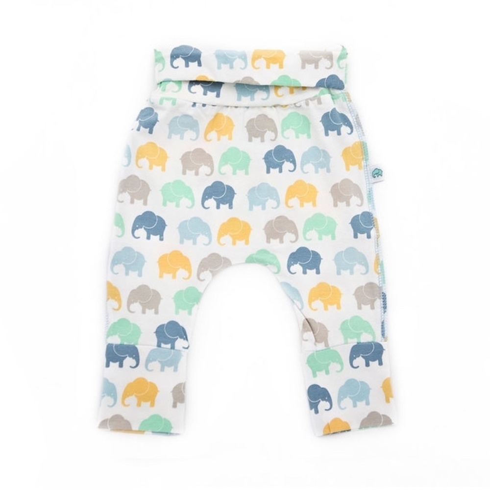Harem Pants - Blue Elephant